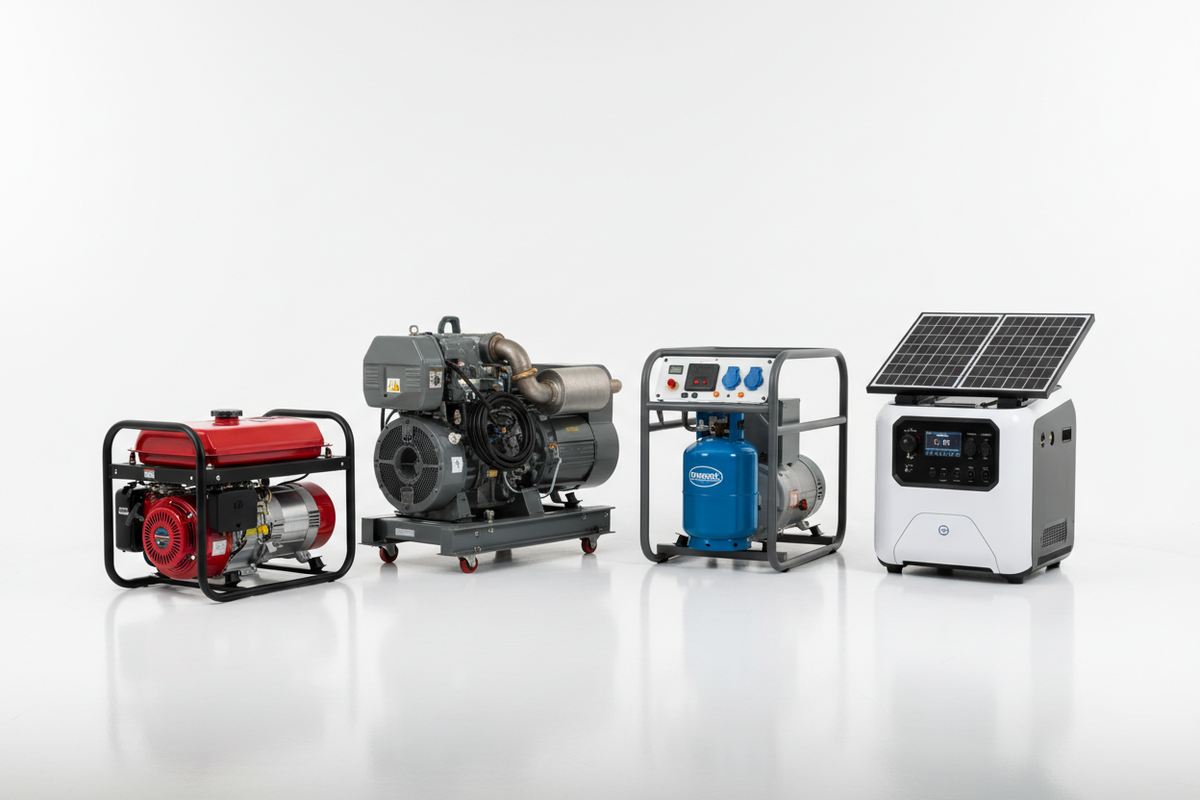 Fuel Type Options: Gas, Diesel, Propane, and Solar | Ready Power Now
