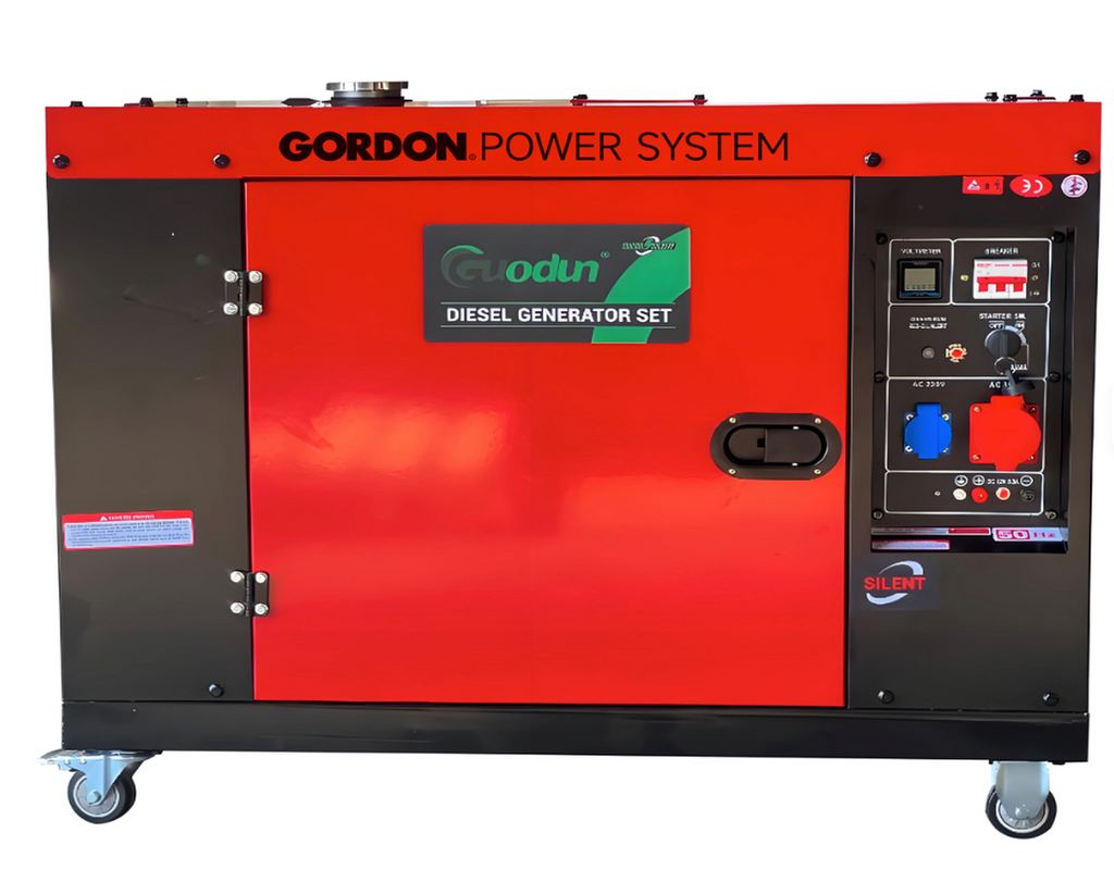 8kW/8.5kW Super Silent Diesel Generator - Single Phase Multi-Voltage (110V-480V) with ATS & Pure Copper Alternator