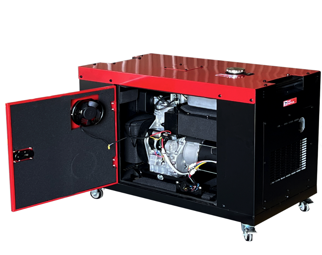 8kW/8.5kW Super Silent Diesel Generator - Single Phase Multi-Voltage (110V-480V) with ATS & Pure Copper Alternator