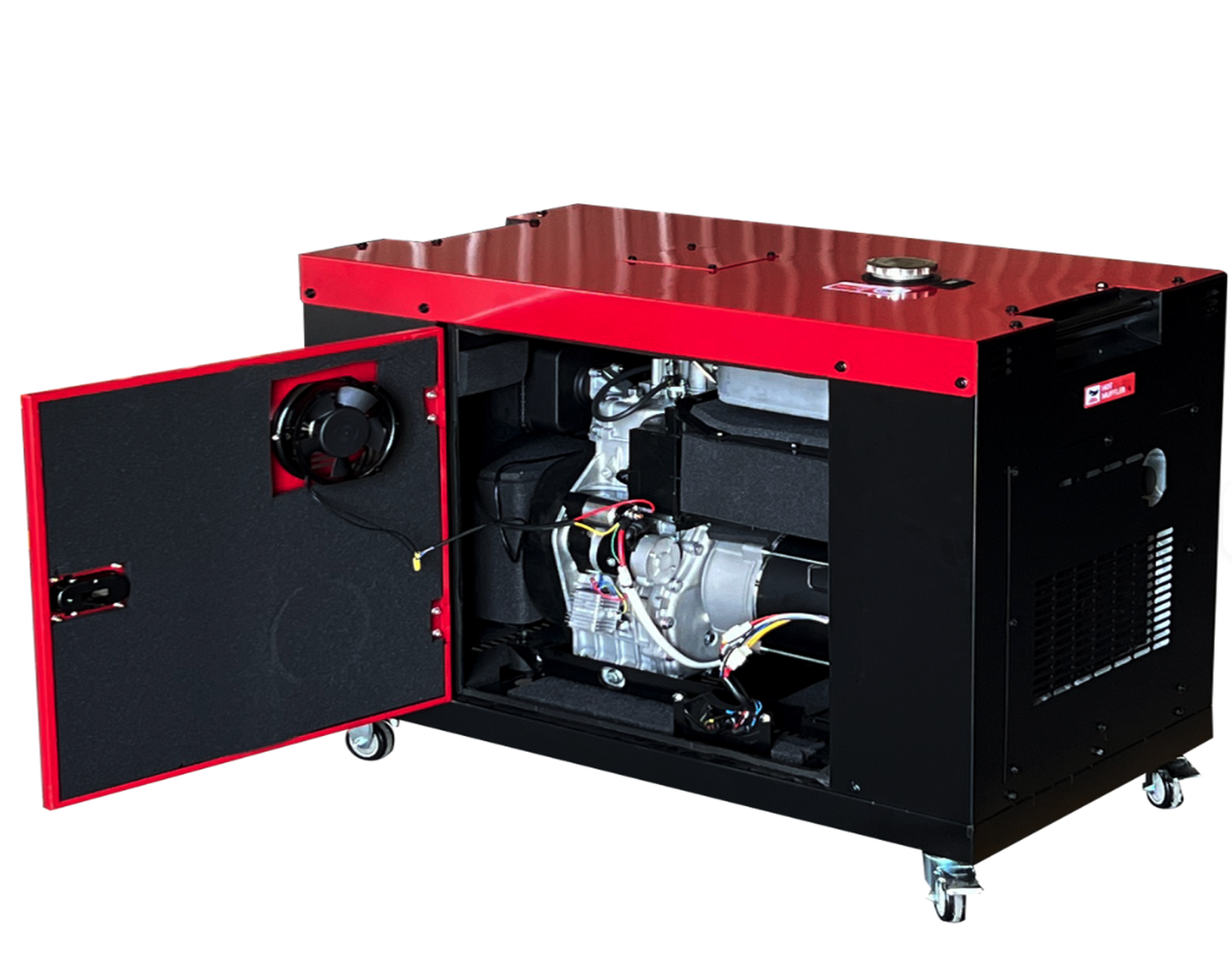 8kW/8.5kW Super Silent Diesel Generator - Single Phase Multi-Voltage (110V-480V) with ATS & Pure Copper Alternator