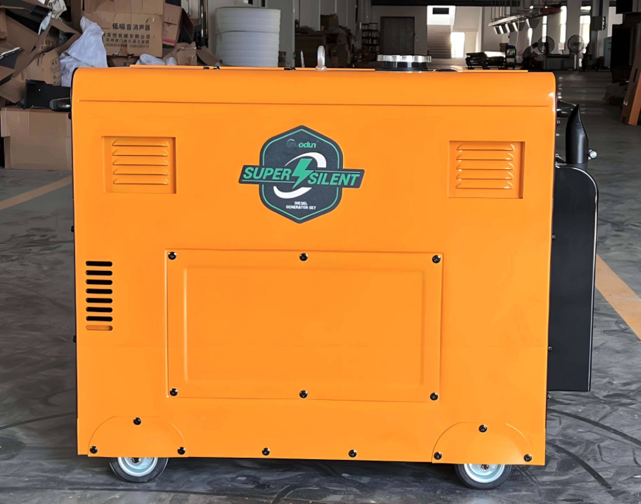 5kW/5.5kW Super Silent Diesel Generator - Single Phase Portable Power with Pure Copper Alternator & ATS