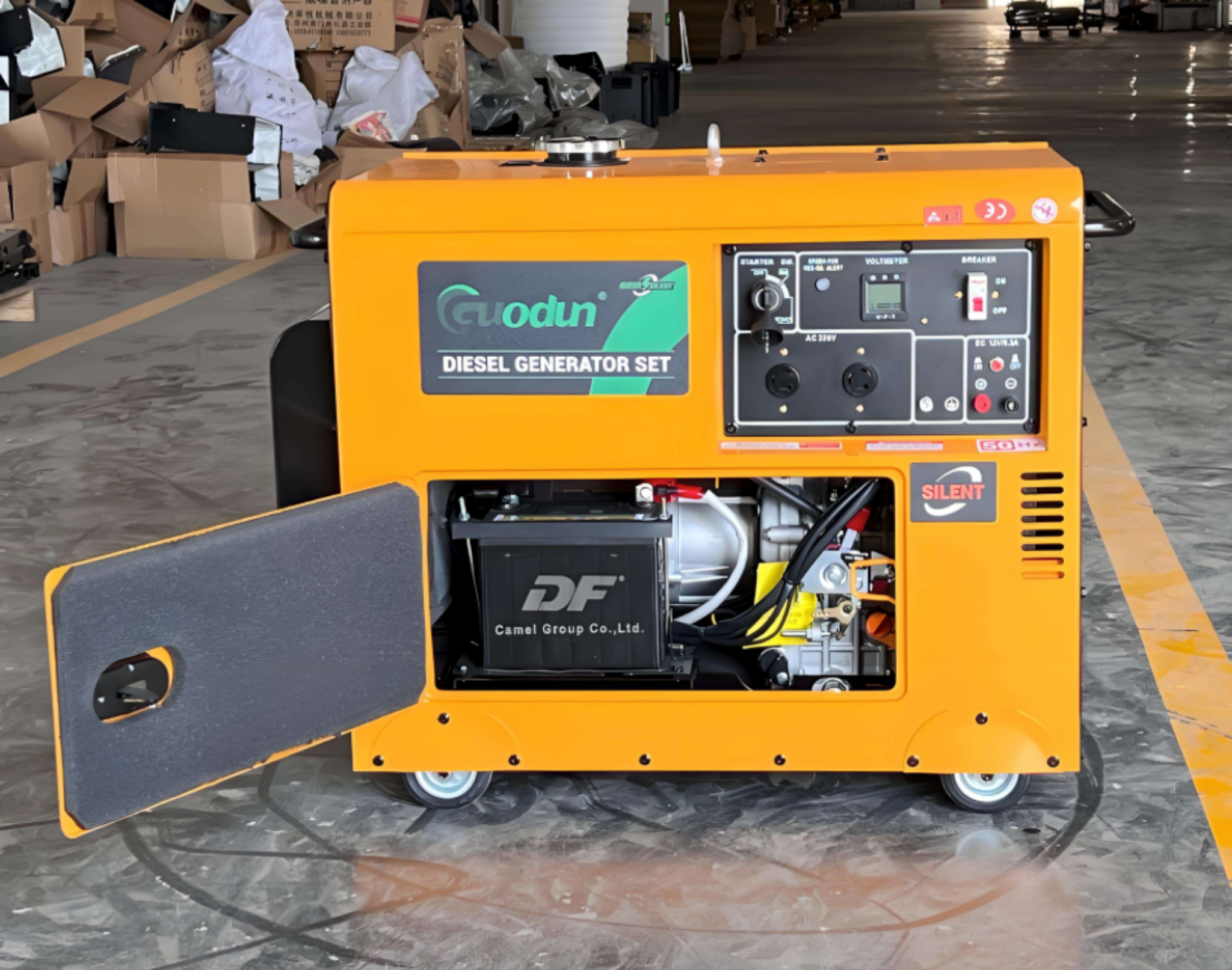 5kW/5.5kW Super Silent Diesel Generator - Single Phase Portable Power with Pure Copper Alternator & ATS