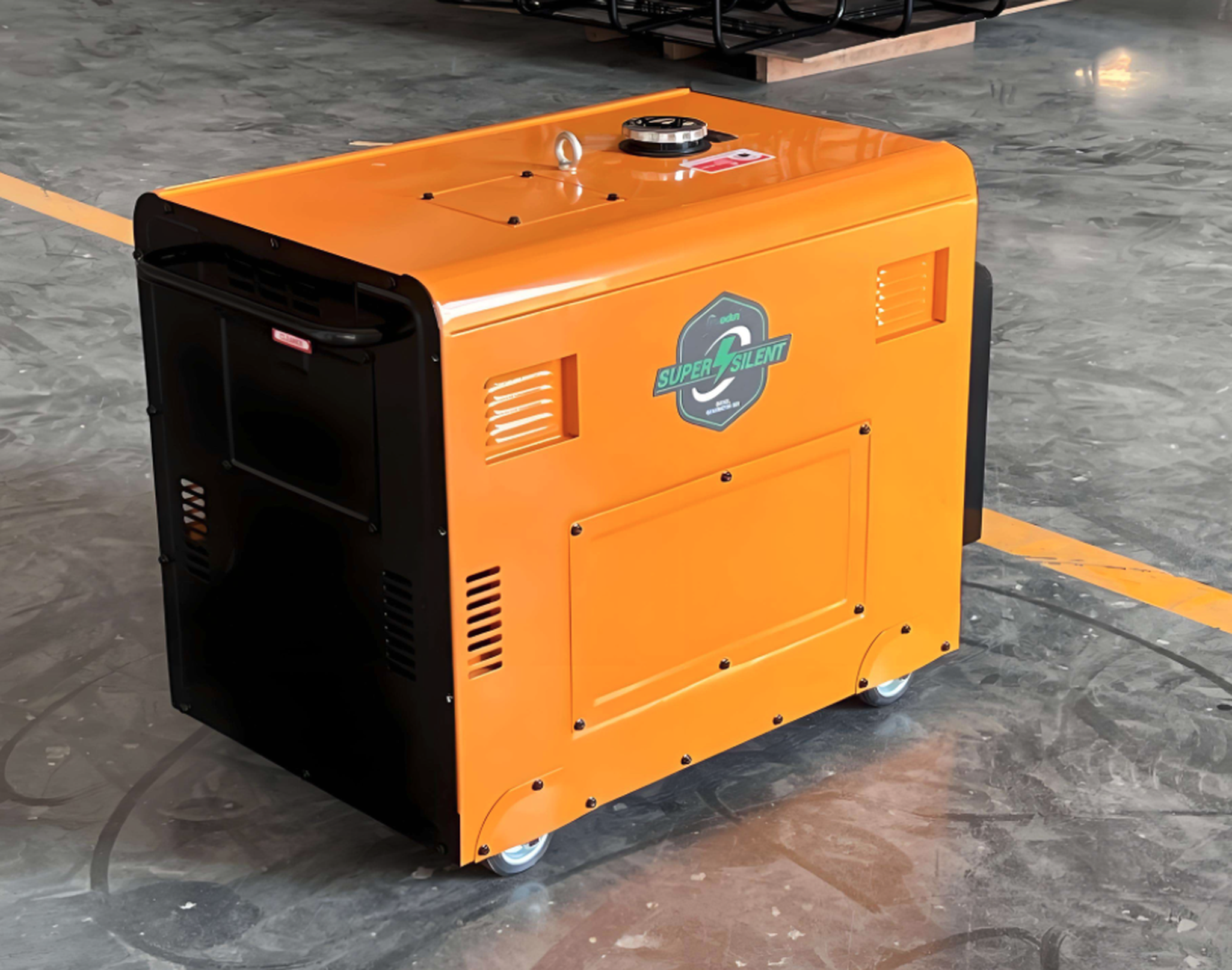5kW/5.5kW Super Silent Diesel Generator - Single Phase Portable Power with Pure Copper Alternator & ATS